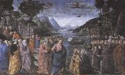 Sandro Botticelli Domenico Ghirlandaio,The Calling of the first Apostles,Peter and Andrew painting